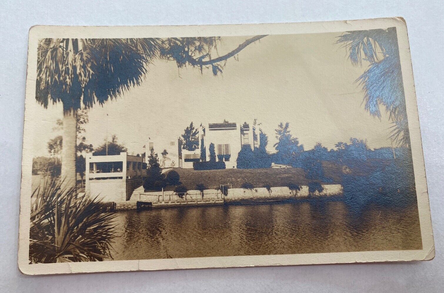 1940’s RPPC New Port Richey FL Residence AZO Photo Postcard