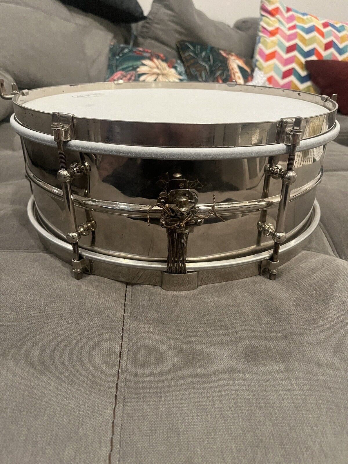 Vintage 1920\'s/30s  NOB Snare Drum - 6 Lug  - 14x5