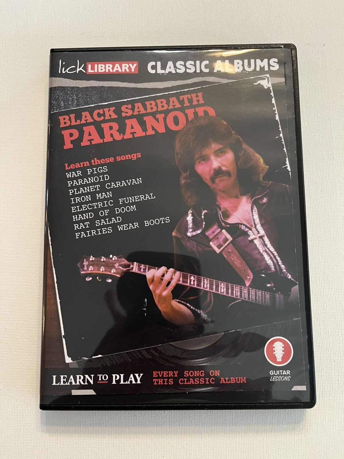 LICK LIBRARY Learn to Play BLACK SABBATH PARANOID CLASSIC ALBUMS Guitar DVD ROCK