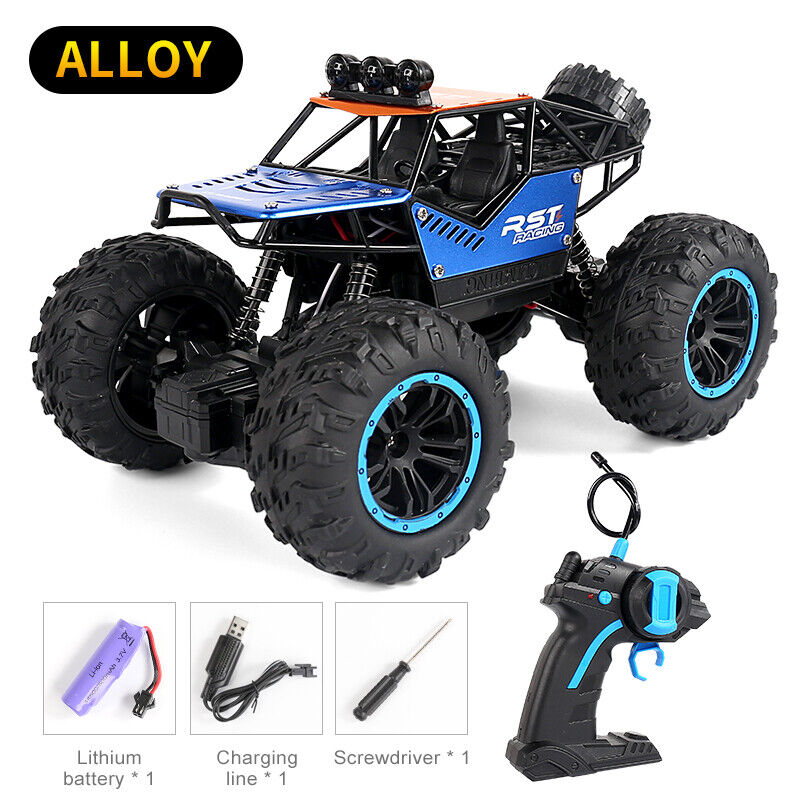 Alloy 4WD Off-Road Remote Control Car RC Monster Truck for High-Speed Climbing