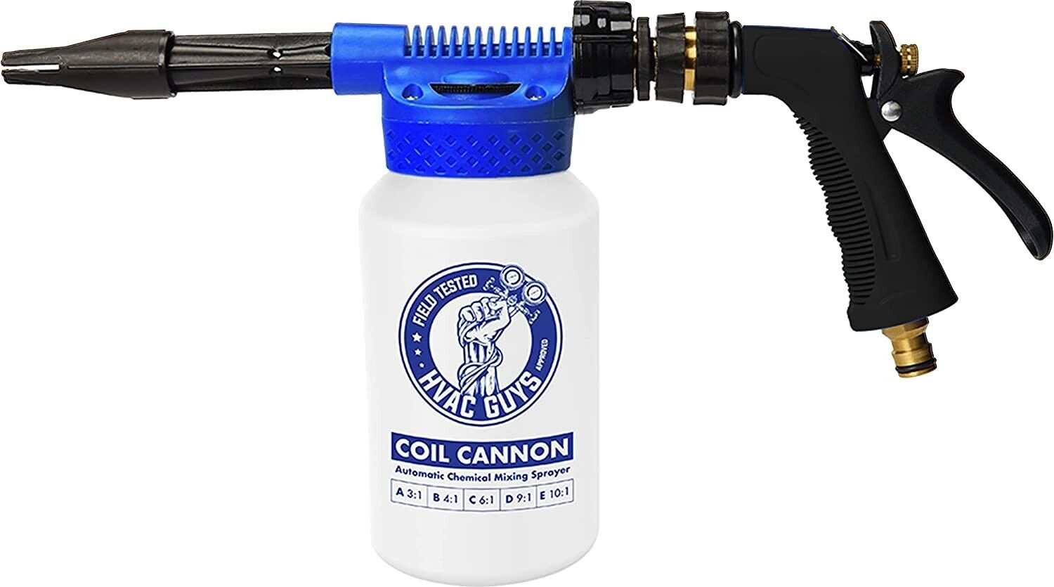 HVAC Guys Coil Cannon - Coil Cleaner Chemical Mixing Sprayer for HVAC