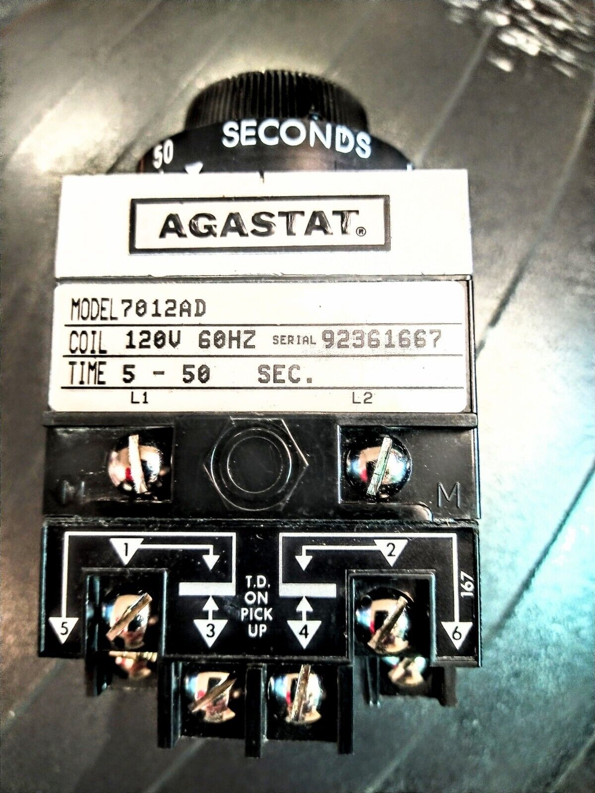 NEW Agastat Timing Relay 7012AD