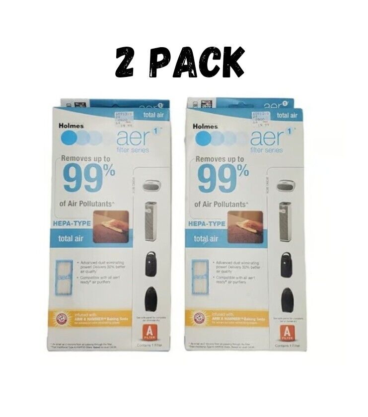 2 PACK  Holmes Aer1 Filter Series Total Air HAPF30AT Hepa Filter A 