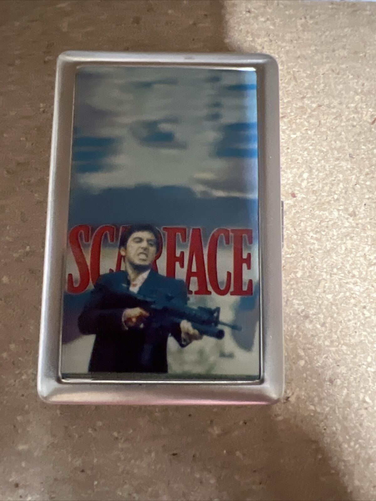 Scarface Cigarette Case 4” X 2.7” Fits Kings and 100s