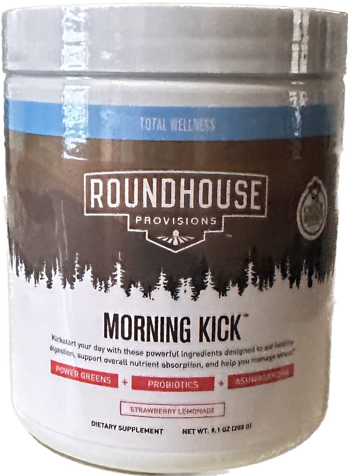 Roundhouse Morning Kick. New & Sealed. Digestion Support, Probiotics, Ashwagandh
