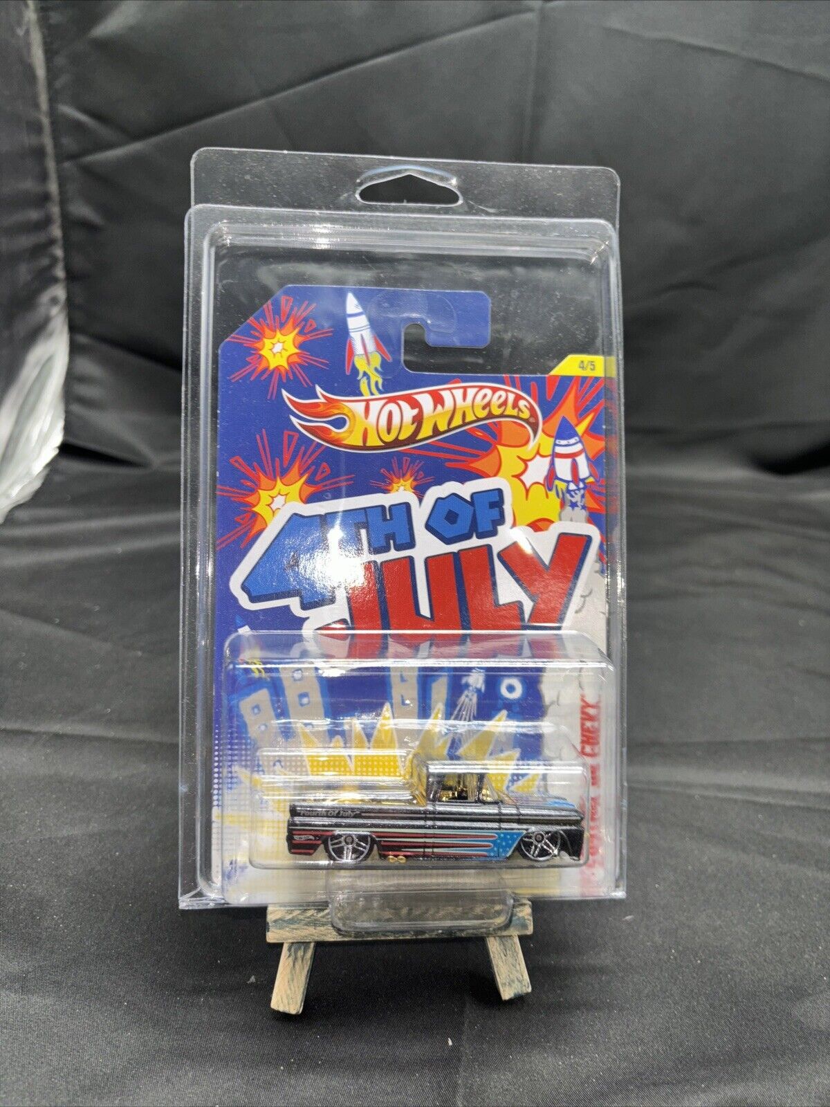 2012 Hot Wheels 4th Of July Custom ‘62 Chevy With Plastic Protector