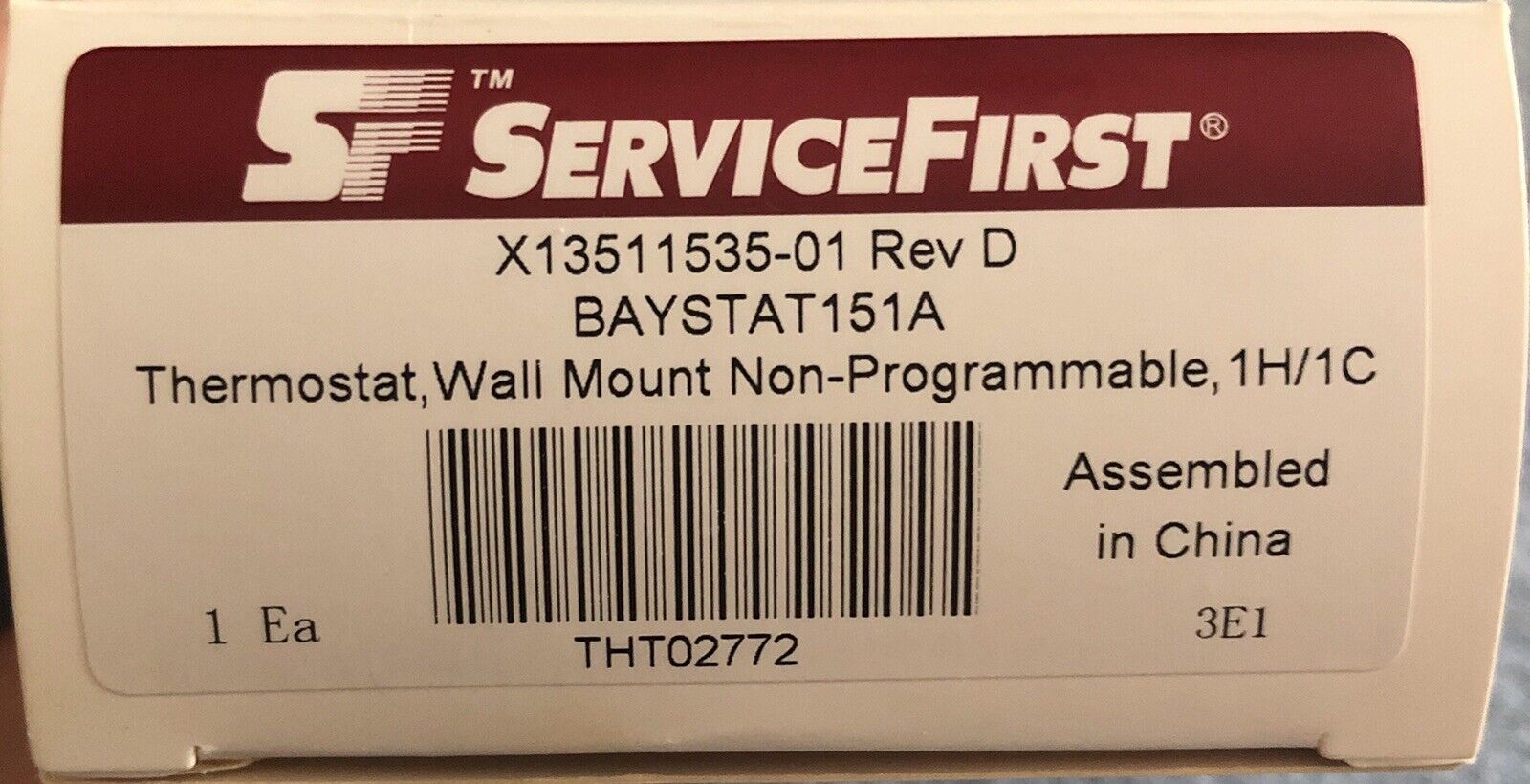 Trane Thermostat Wall Mount Non Programmable