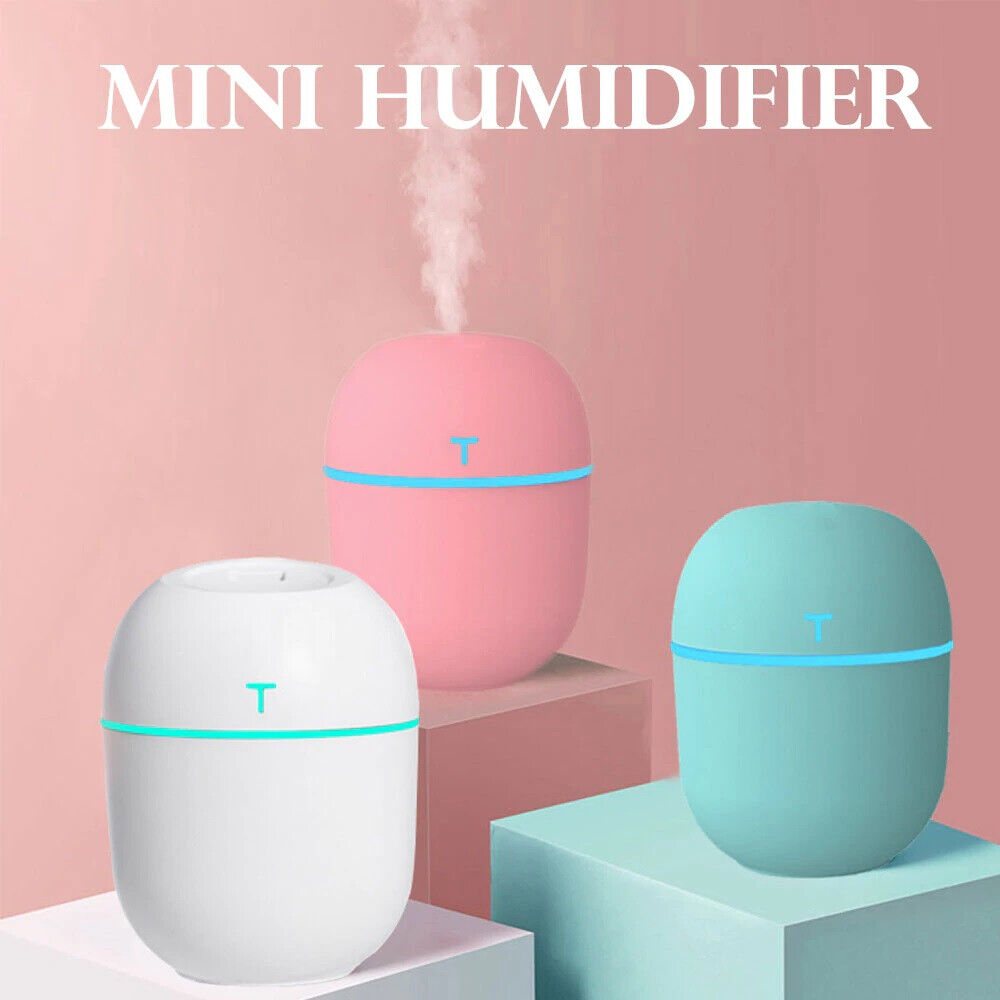 220ml Portable USB LED Mini Car Home Humidifier Aroma Oil Diffuser Mist Purifier
