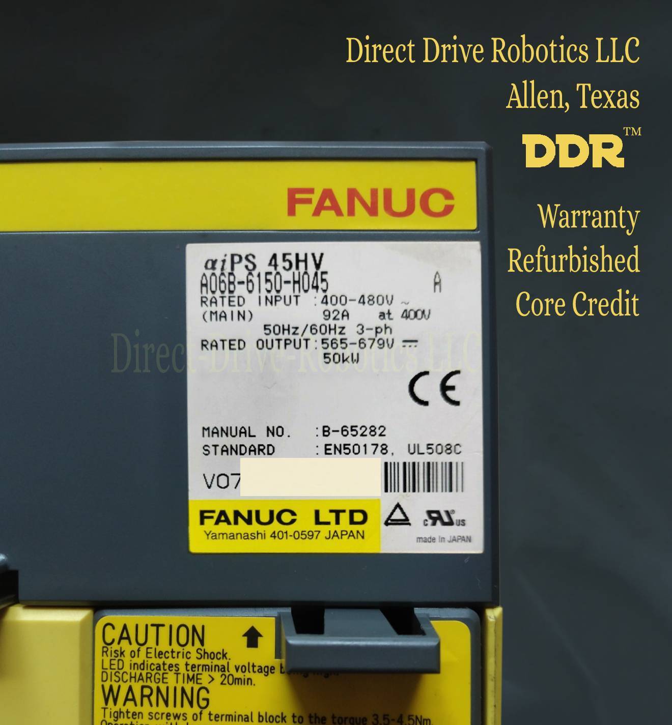 1pcs A06B-6150-H045 Fanuc Servo drive amplifier Brand new unused DHL shipping
