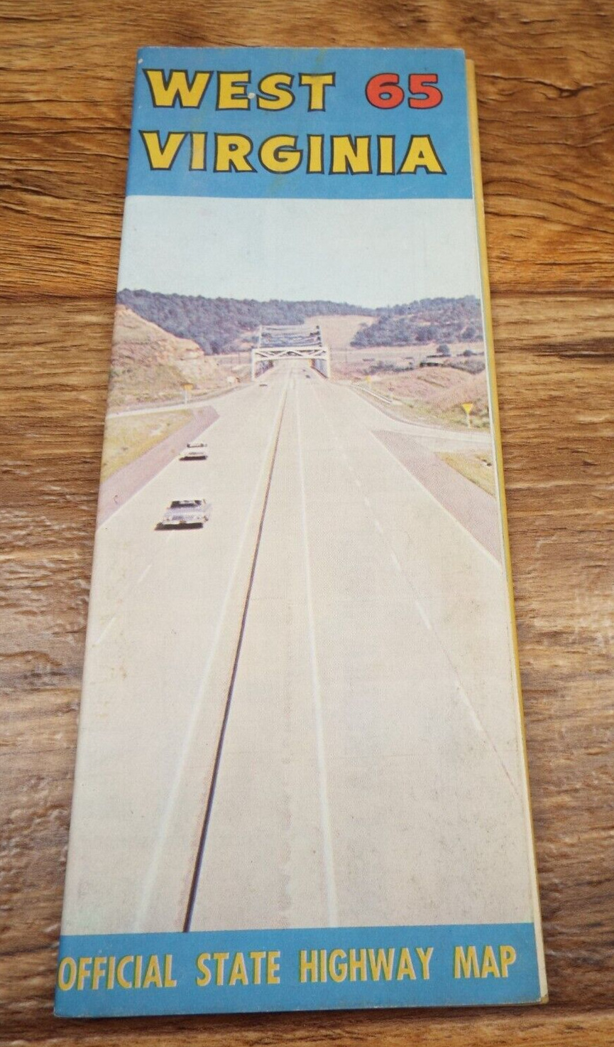 Vintage 1965 West Virginia Official Road Map – State Highway Department