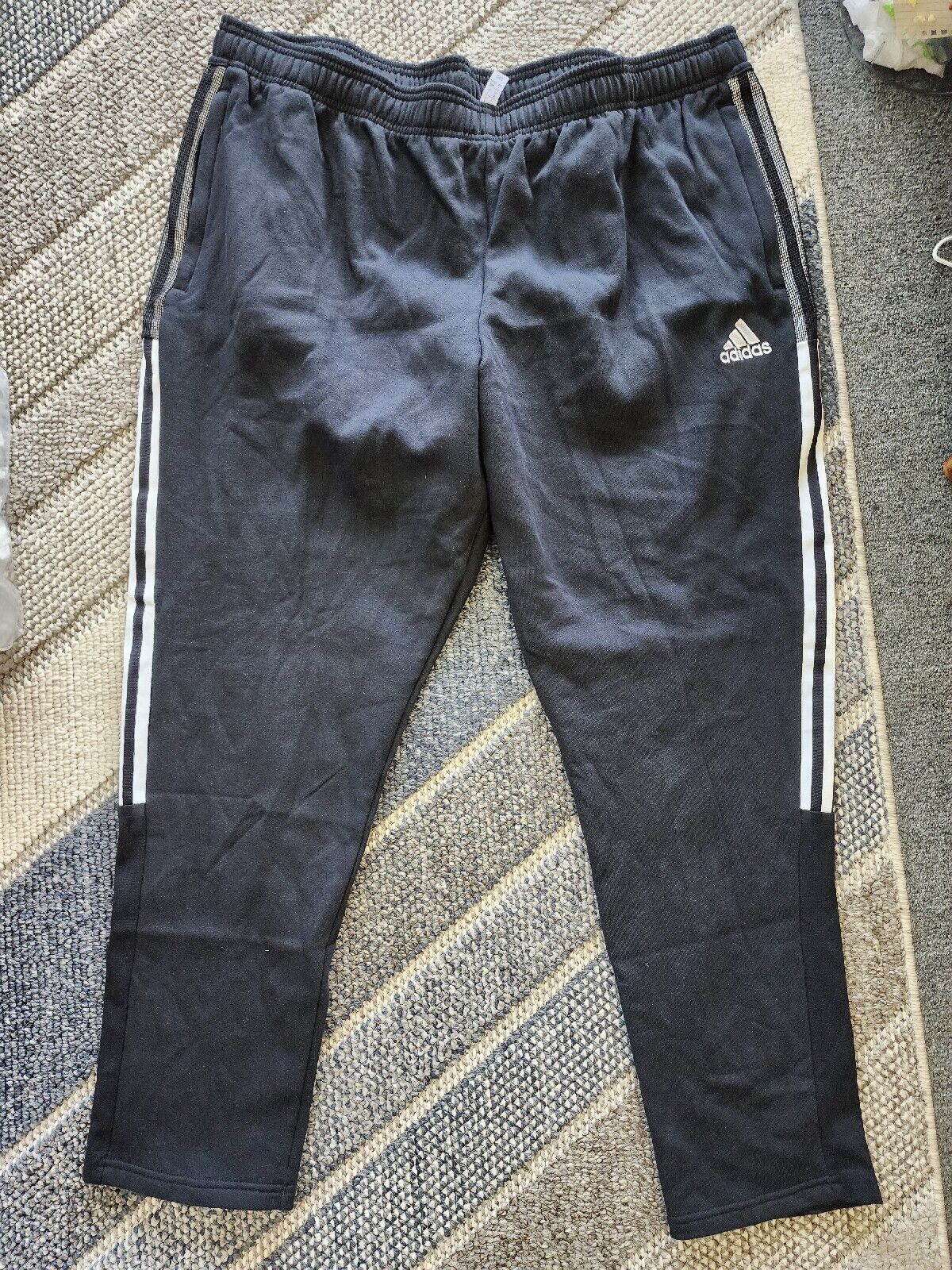 NEW Adidas Men\'s Tiro 21 Sweat Pants, Football Soccer, Black, GM7336, Size 3XL