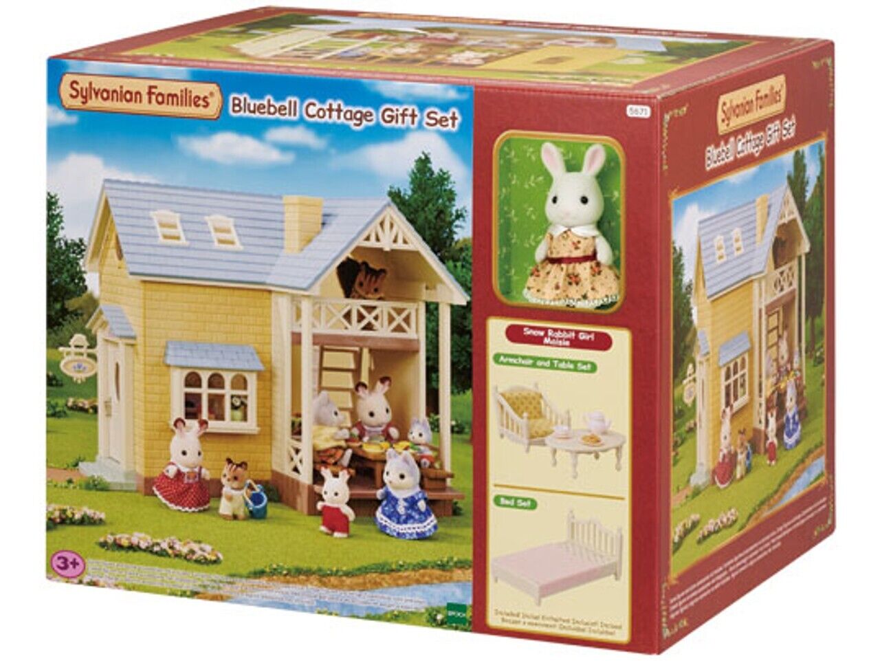 Calico Critters Bluebell Cottage Gift Set, NEW and MINT