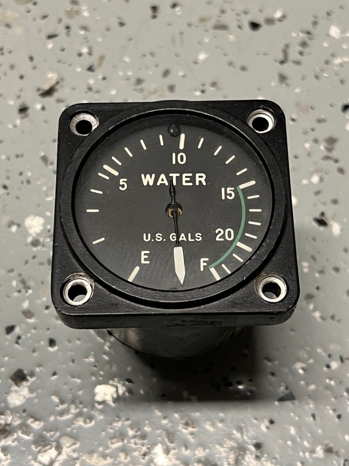 Vintage 1955 Liquidometer EA100AN-98-H Aircraft Water Indicator Gauge