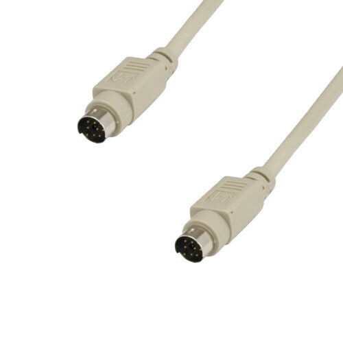 6\'-25FT Mini DIN 8 Pin Serial RS-232 Cable 28 AWG MDIN 8 Pin Male M/M Device Mac
