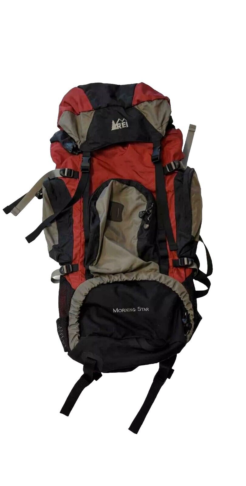 REI Morning Star Hiking Light Weight Day Backpack W/ Cover & Frame BACKPACKING S