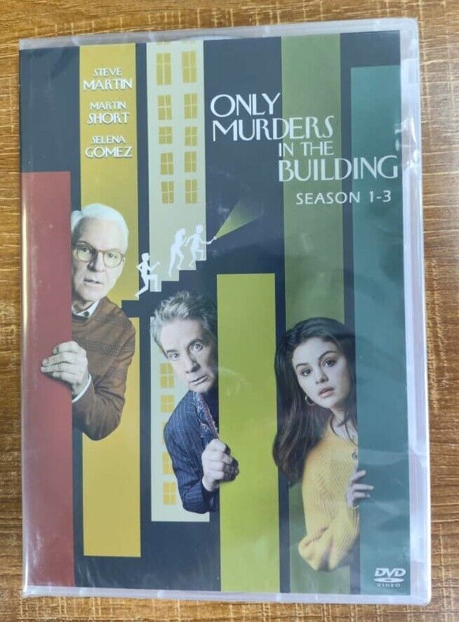 Season 1-3 Complete Series Only Murders in The Building (DVD) Brand new