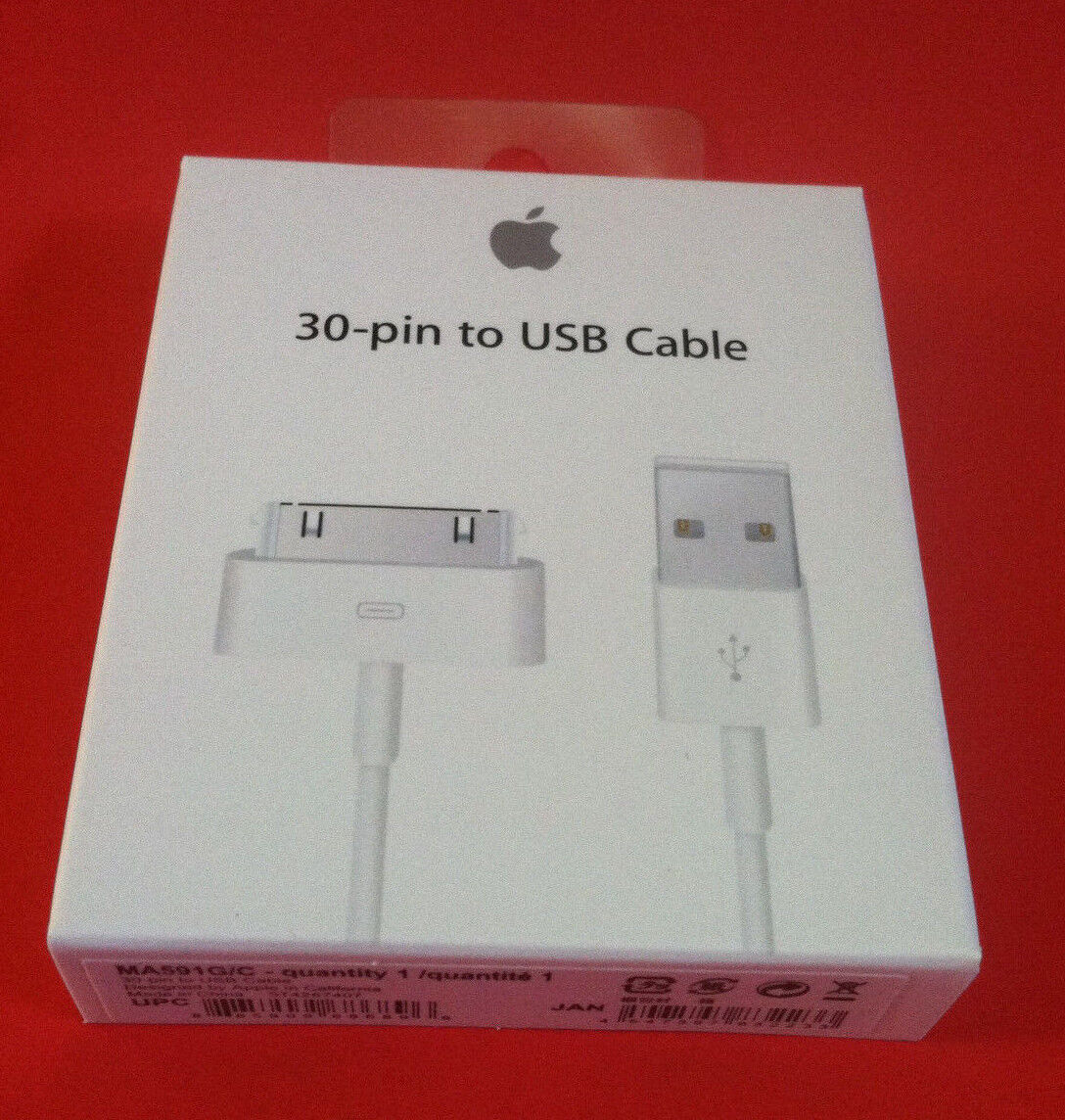 Original OEM 1 Meter 30 Pin To USB Charge Sync Cable for iPhone 3 3G 4 4s iPod