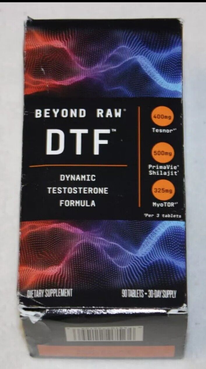 Beyond Raw DTF Dietary Supplement 90 Tabs EXP 04/2024 NEW