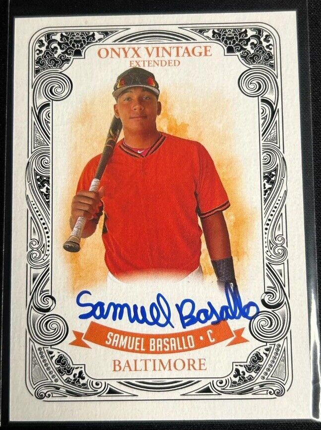 2021 Onyx SAMUEL BASALLO RC Rookie Auto Autographed #EASB /400 Baltimore Orioles