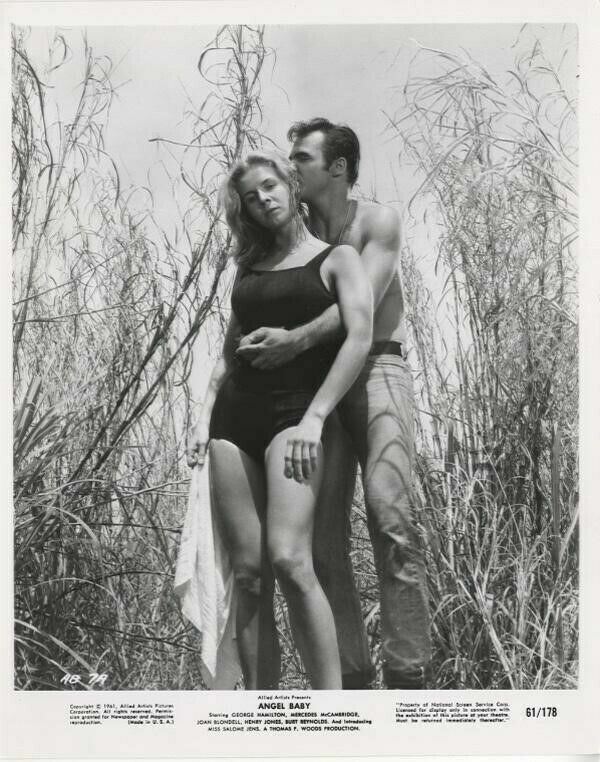 Angel Baby Salome Jens Muscular Shirtless Burt Reynolds Original 8x10 Photo 1961