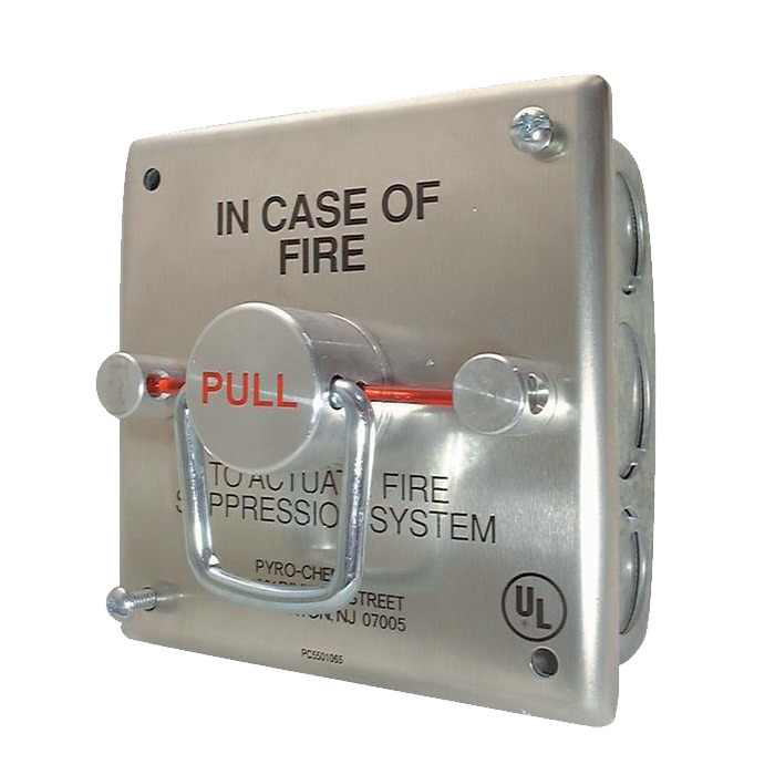 Pyro-Chem Remote Pull Station for Kitchen Knight II Fire Systems - 551074