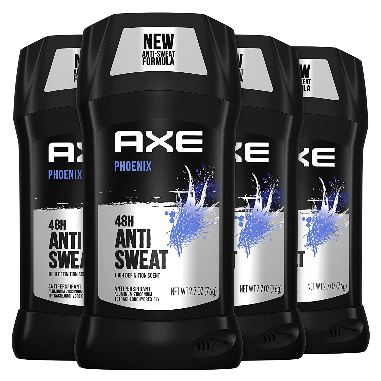 Phoenix by Axe Men\'s Antiperspirant Deodorant 48-hr Sweat & Odor Protection 4pk 