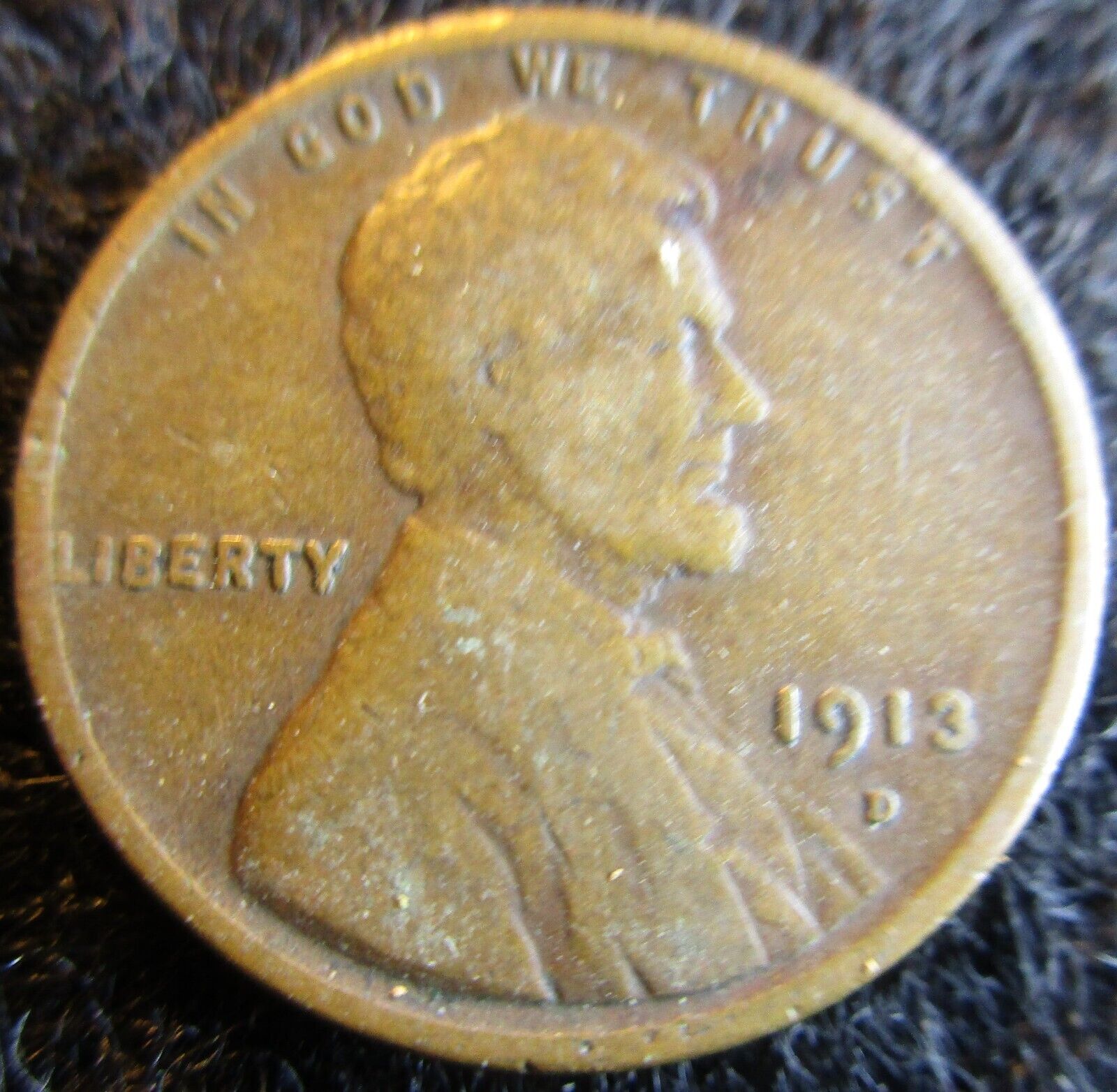 1913-D Lincoln Wheat Cent-Penny    Decent  Coin     419246
