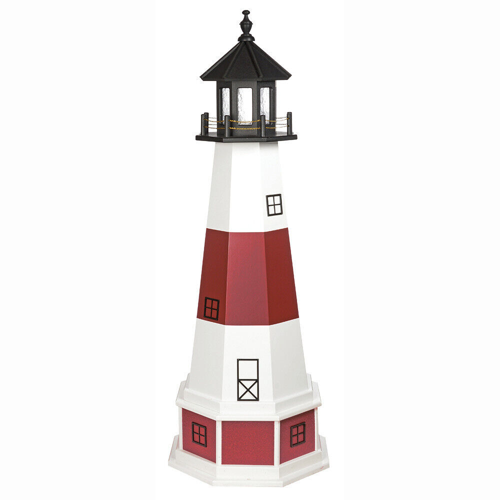 Montauk NY Replica Wood Garden Lighthouse - Amish Crafted