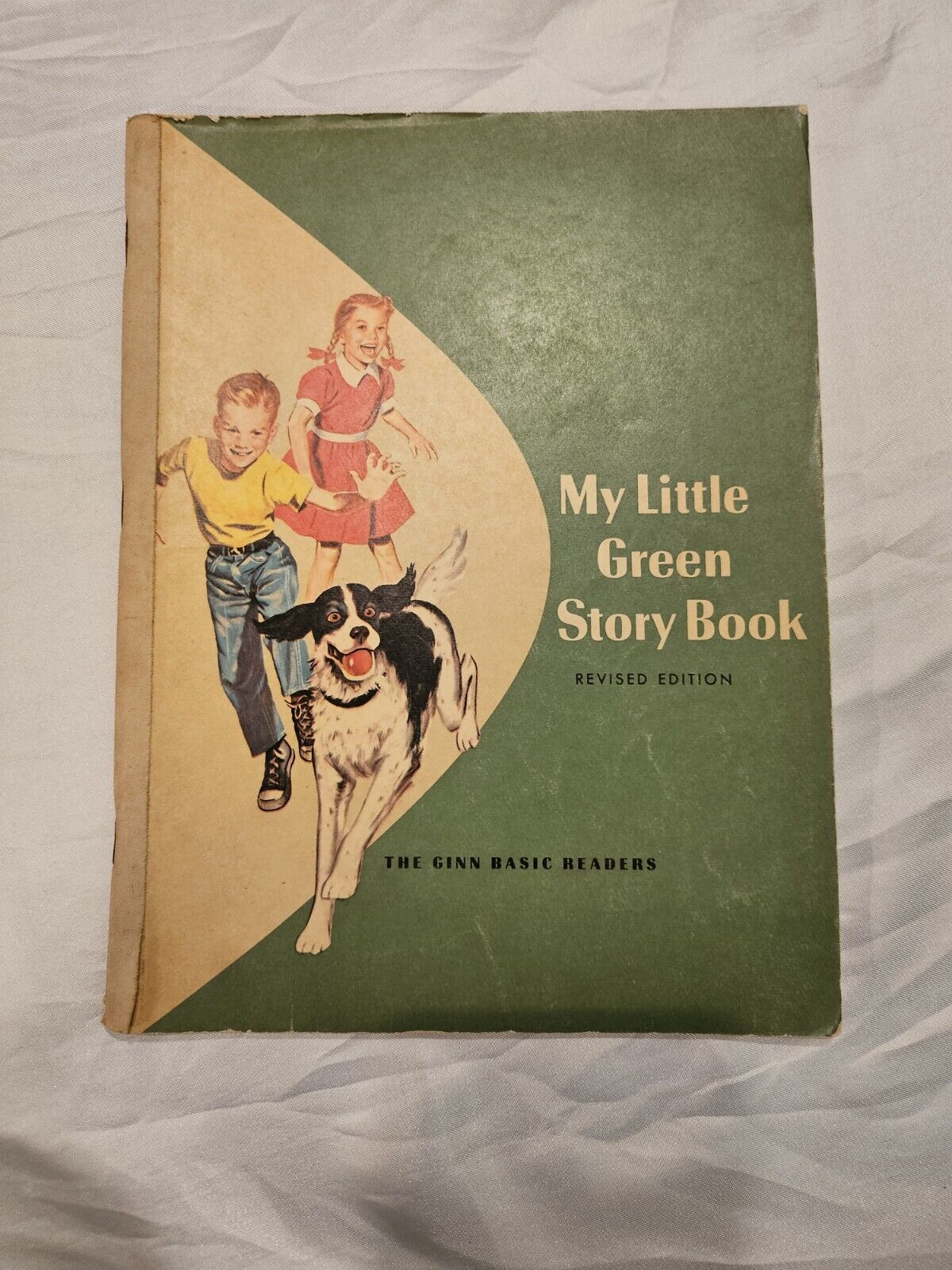 My Little Green Story Book, Ginn Basic Readers, vintage elementary reader (1957)