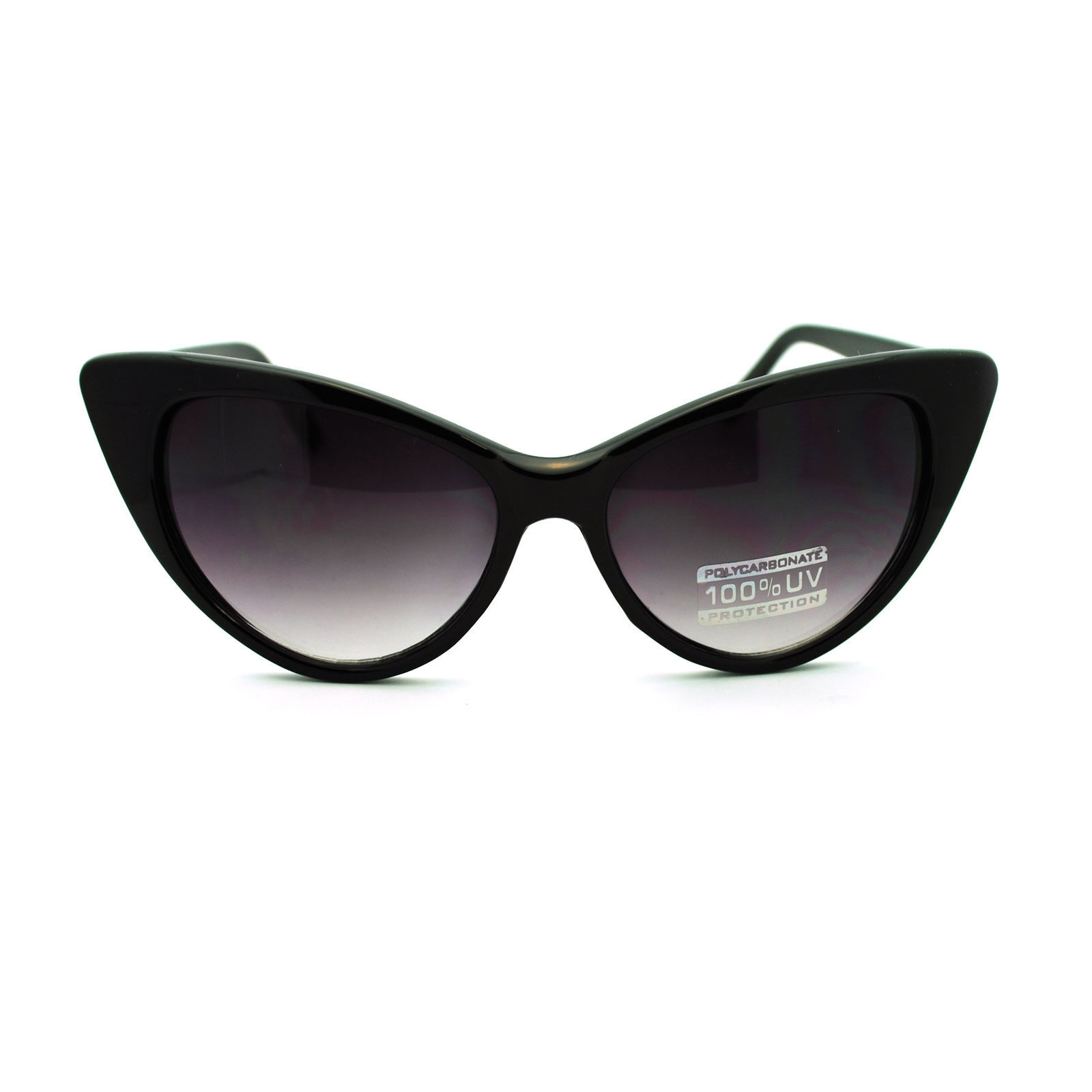 Womens 20s Classic Mod Retro Vintage Style Cat Eye Sunglasses