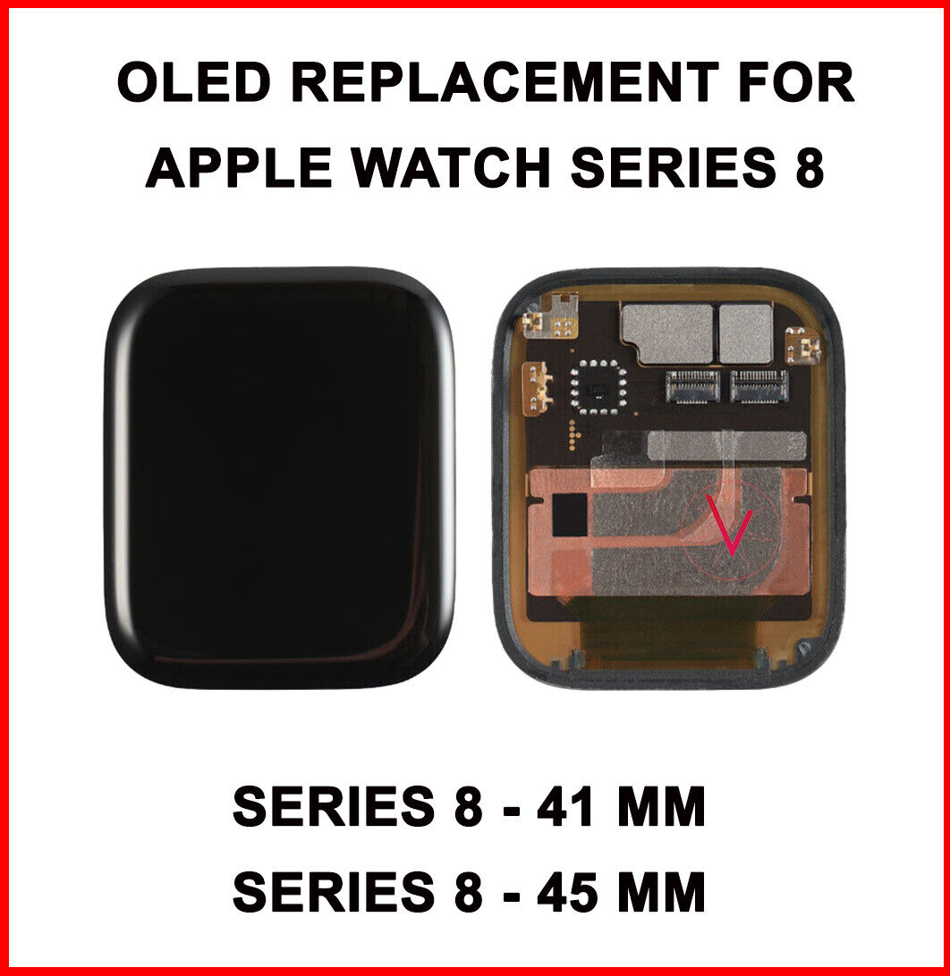 For Apple Watch iWatch Series 8 OEM OLED LCD Display Screen Replacement 41 45 MM