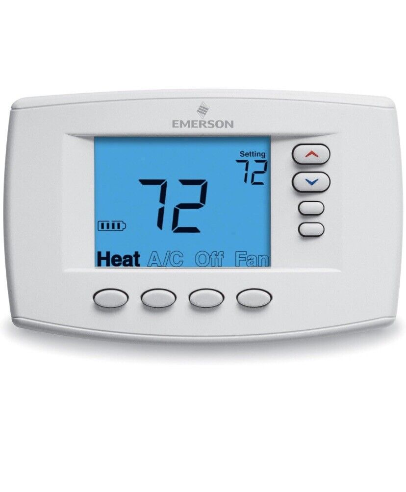 Emerson - Easy-Reader 7-Day Programmable Thermostat - Model: 1F95EZ-0671