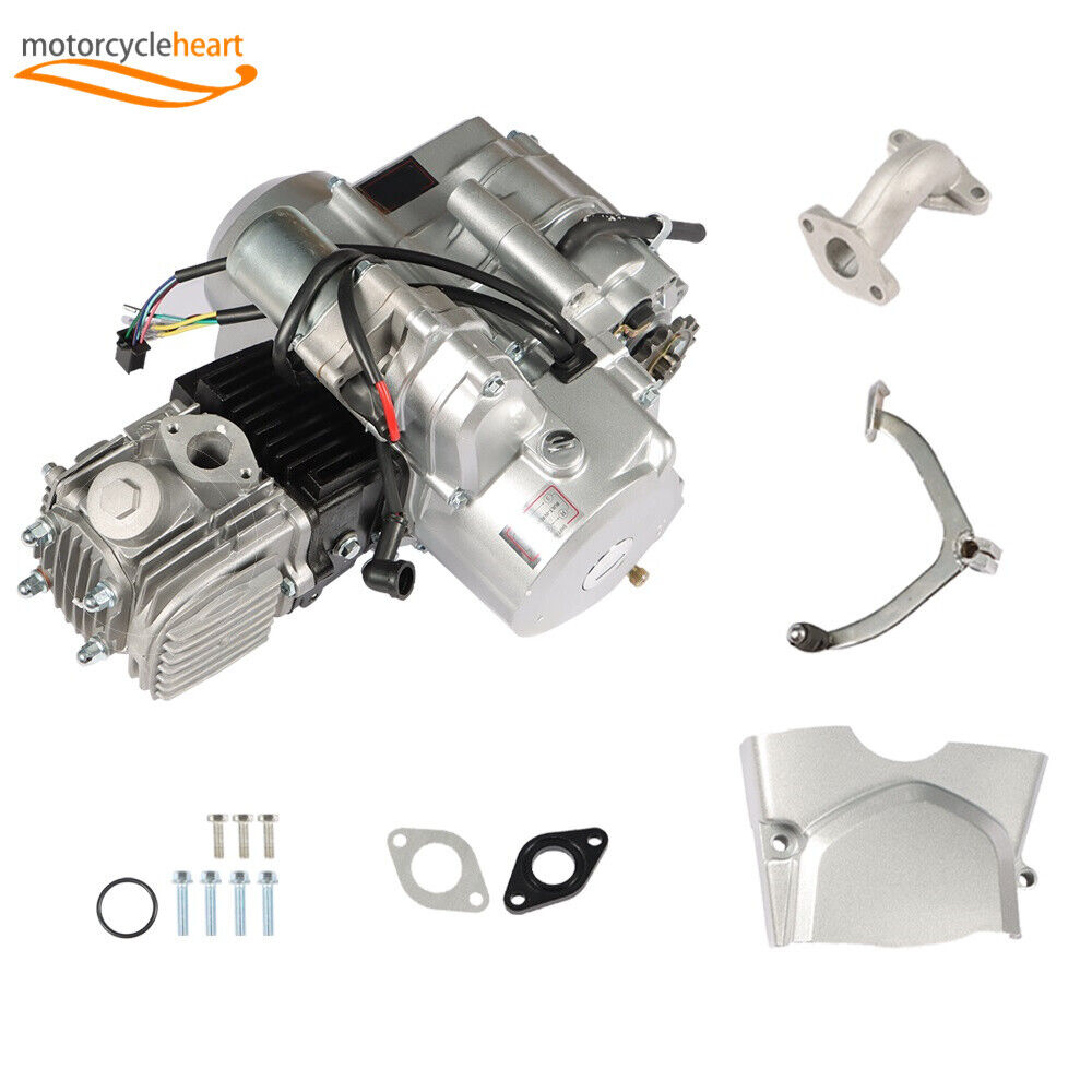 4 stroke 125cc  ATV Engine Motor 3-Speed Semi Auto w/ Reverse Electric Start US