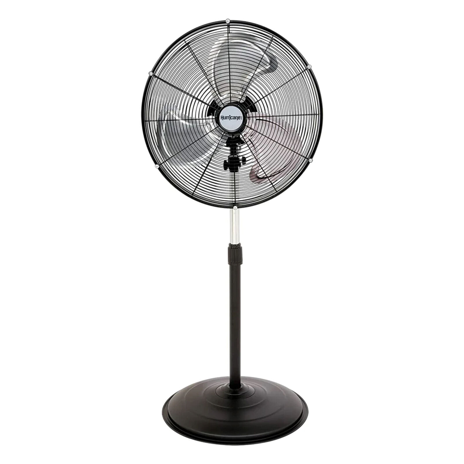 Hurricane Pro Series 20 Inch High Velocity Oscillating Pedestal Stand Fan, Black