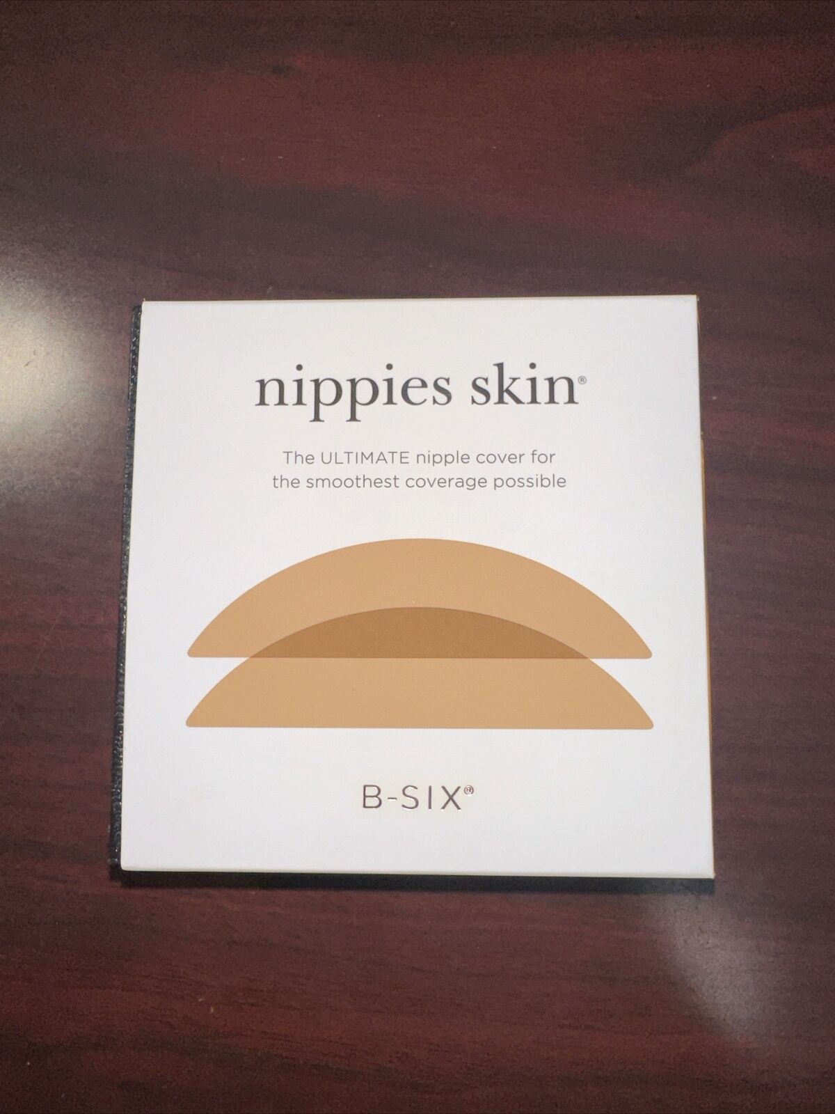 Nippies Skin B-SIX Adhesive Silicon Size 1 - A-C Cups Reusable Caramel Color New