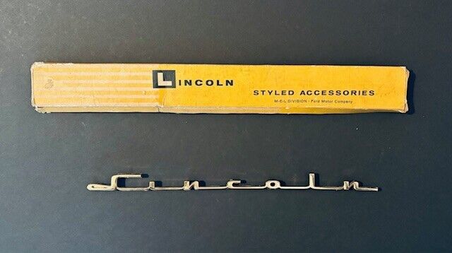 1956 NOS Lincoln Back Panel Script #BY-16098-A