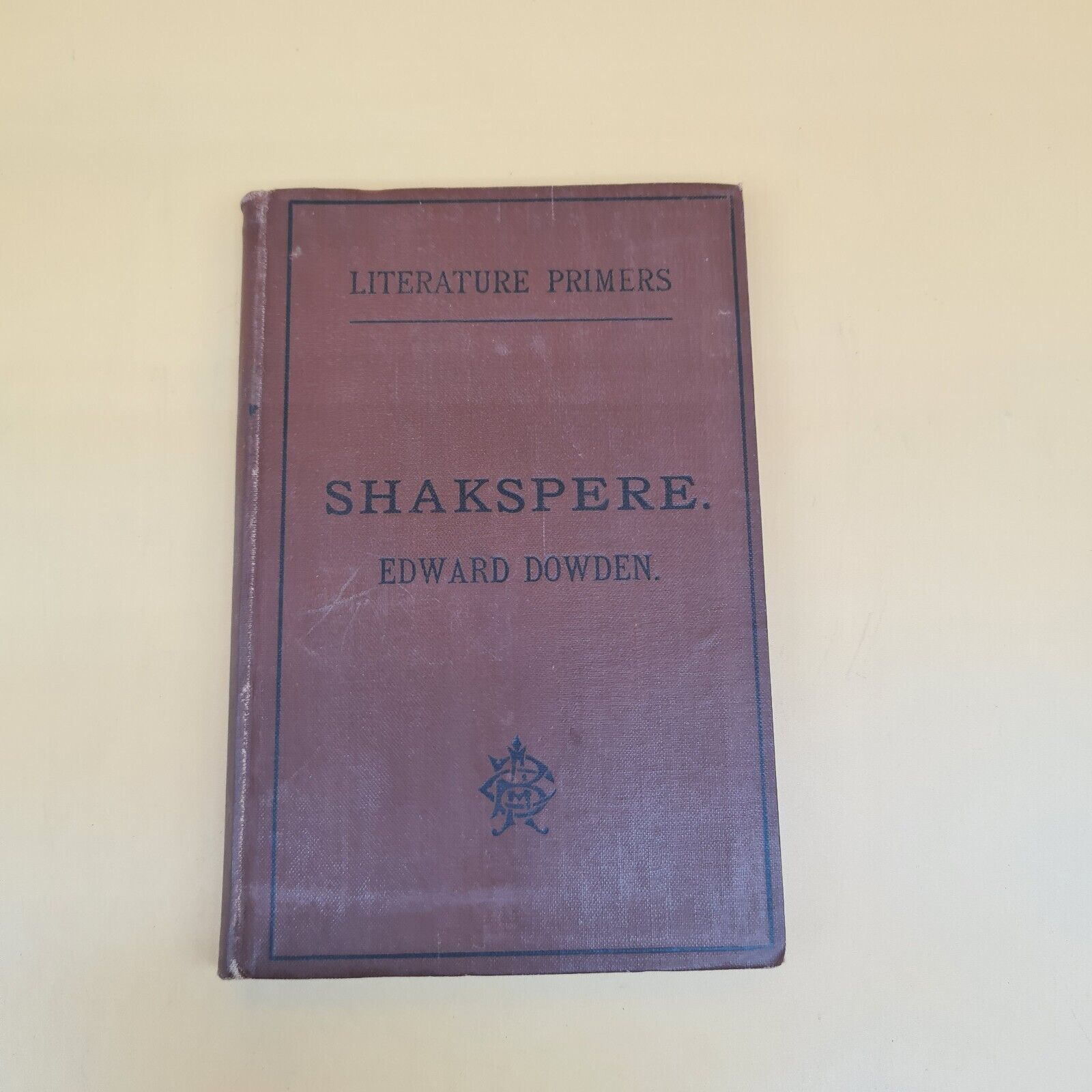 SHAKSPERE BY EDWARD DOWDEN - HC Shakespeare, Miniature