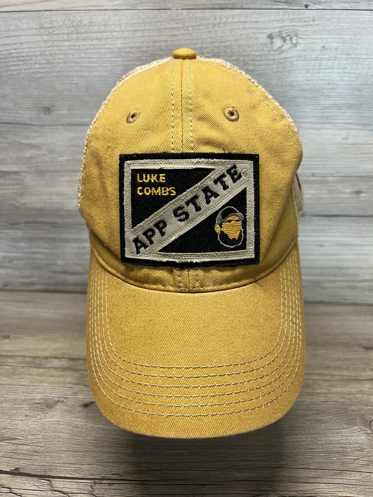 Luke Combs Hat Appalachian State Snapback Trucker Tan