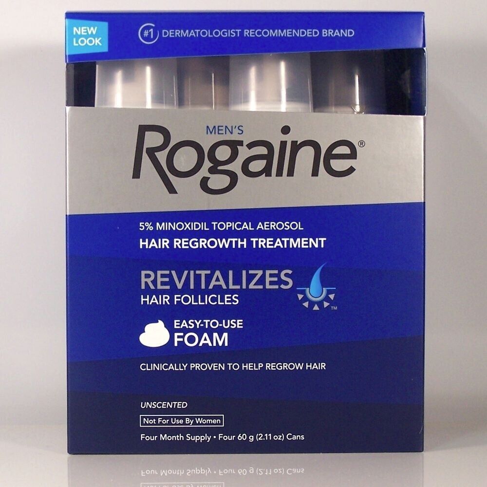 Men\'s ROGAINE Foam Hair Regrowth 3 Month Supply exp 5/2024 