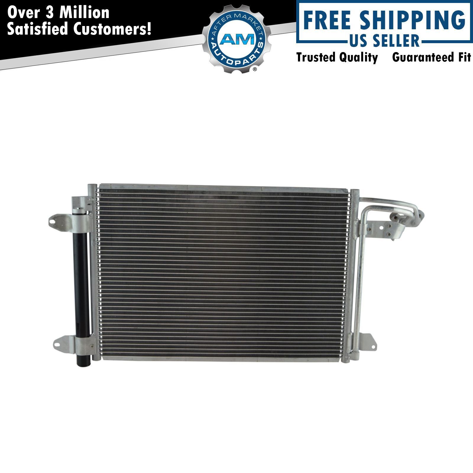 Air Conditioning A/C AC Condenser with Receiver Drier for Audi Volkswagen New