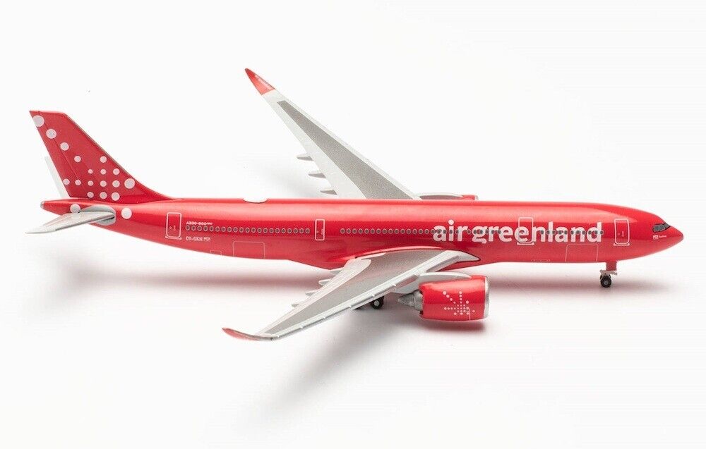New Herpa 536967 Air Greenland Airbus A330-800neo, reg. OY-GKN - 1:500 diecast