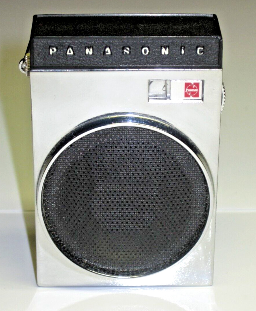 National Panasonic Vintage  AM 7 Transistor Mini Pocket Radio  R-111 Works