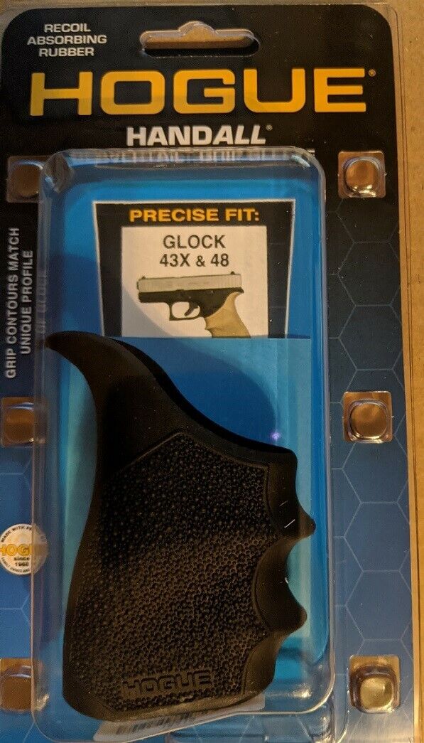 Hogue HANDALL Beavertail Grip Sleeve for Glock 43X & Glock 48 Black 18210 NEW 