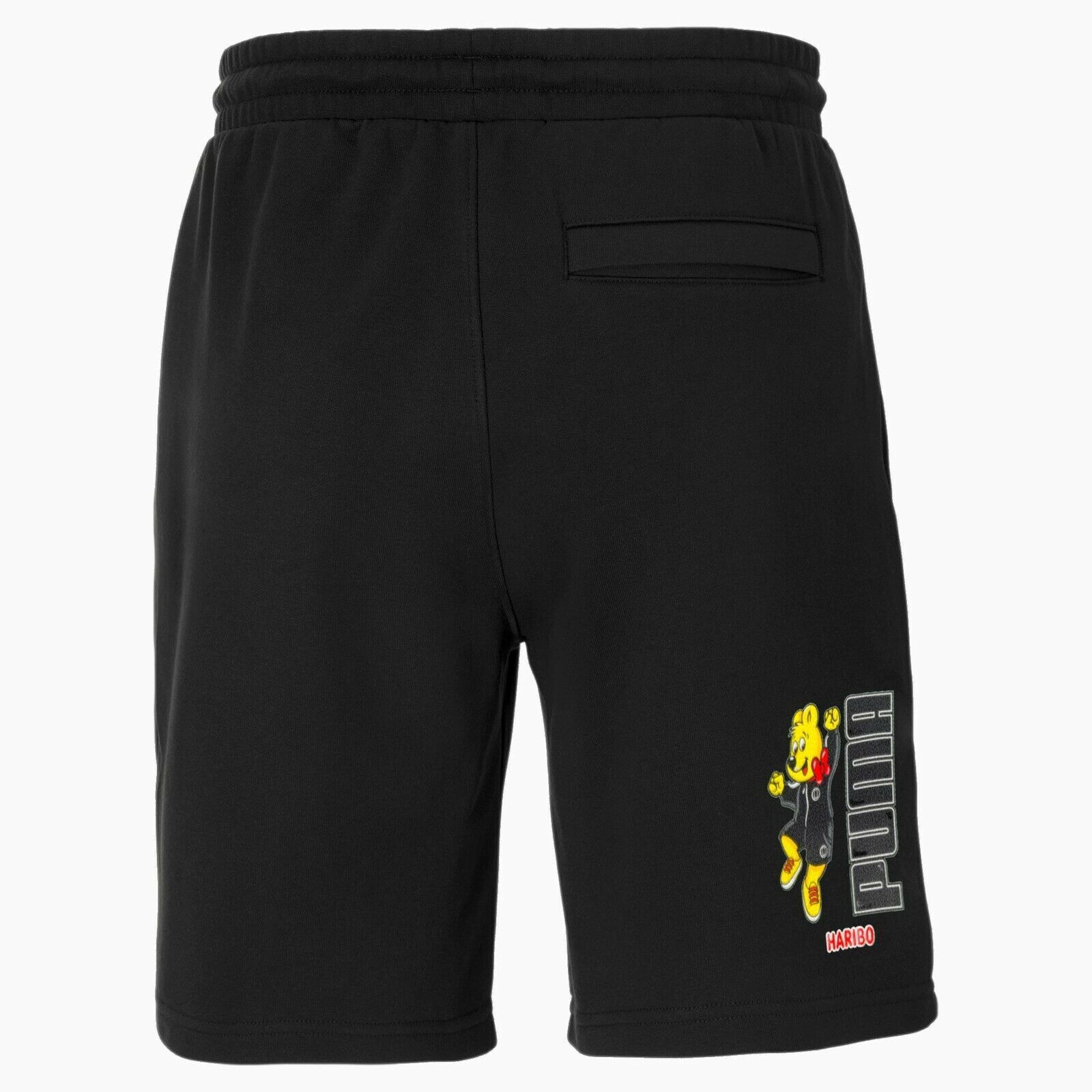 NWT Puma X Haribo Graphic Men\'s Cotton 8\'\' Inseam Shorts Black 532764-01 Size L