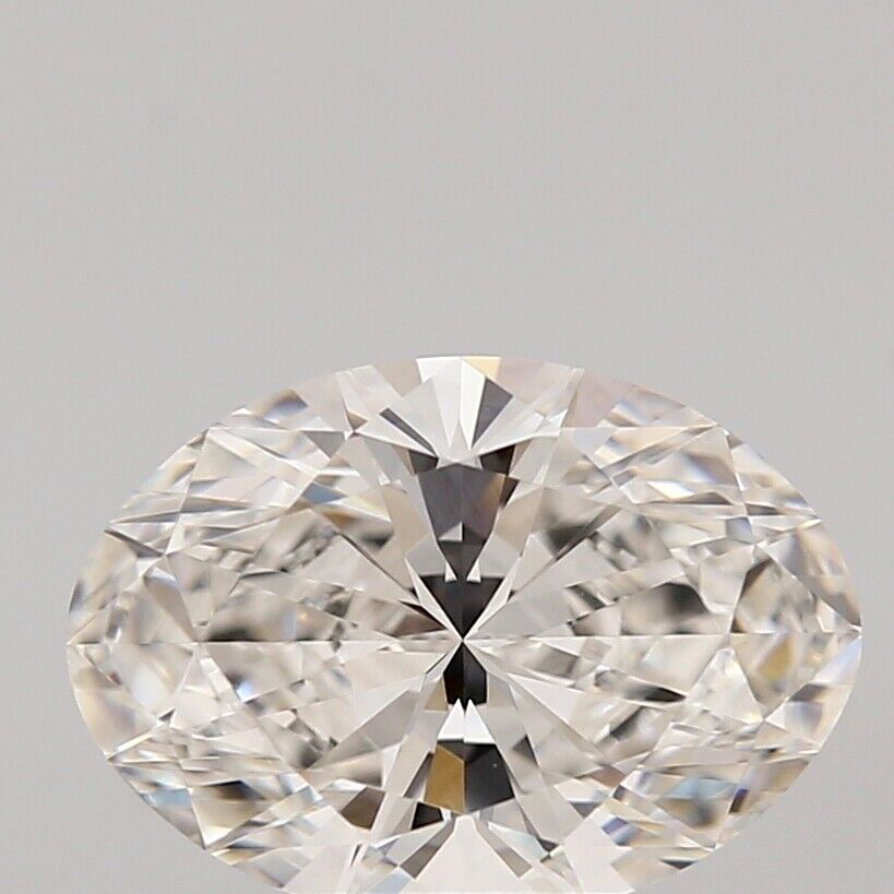 Lab-Created Diamond 2.33 Ct Oval G VVS2 Quality Excellent Cut GIA Certified
