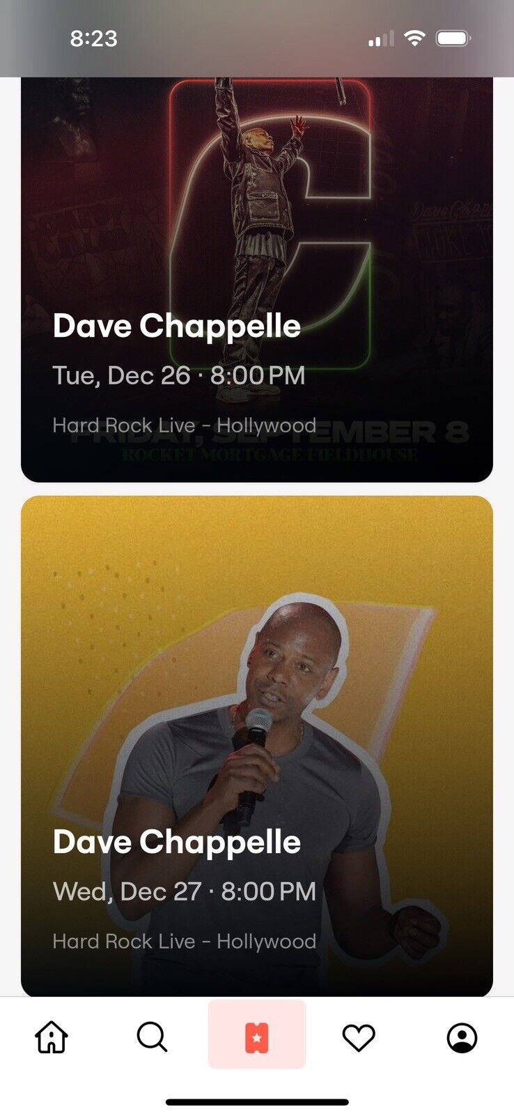 Dave Chappelle Tickets - Dec 26th - Hard Rock Live - Hollywood FL
