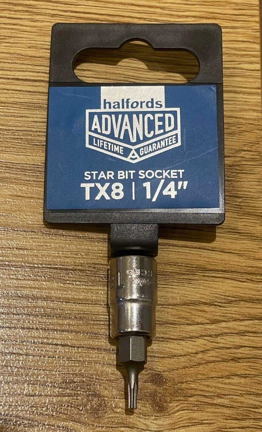 Halfords Advanced Professional Torx Star Bit Socket TX8 1/4\