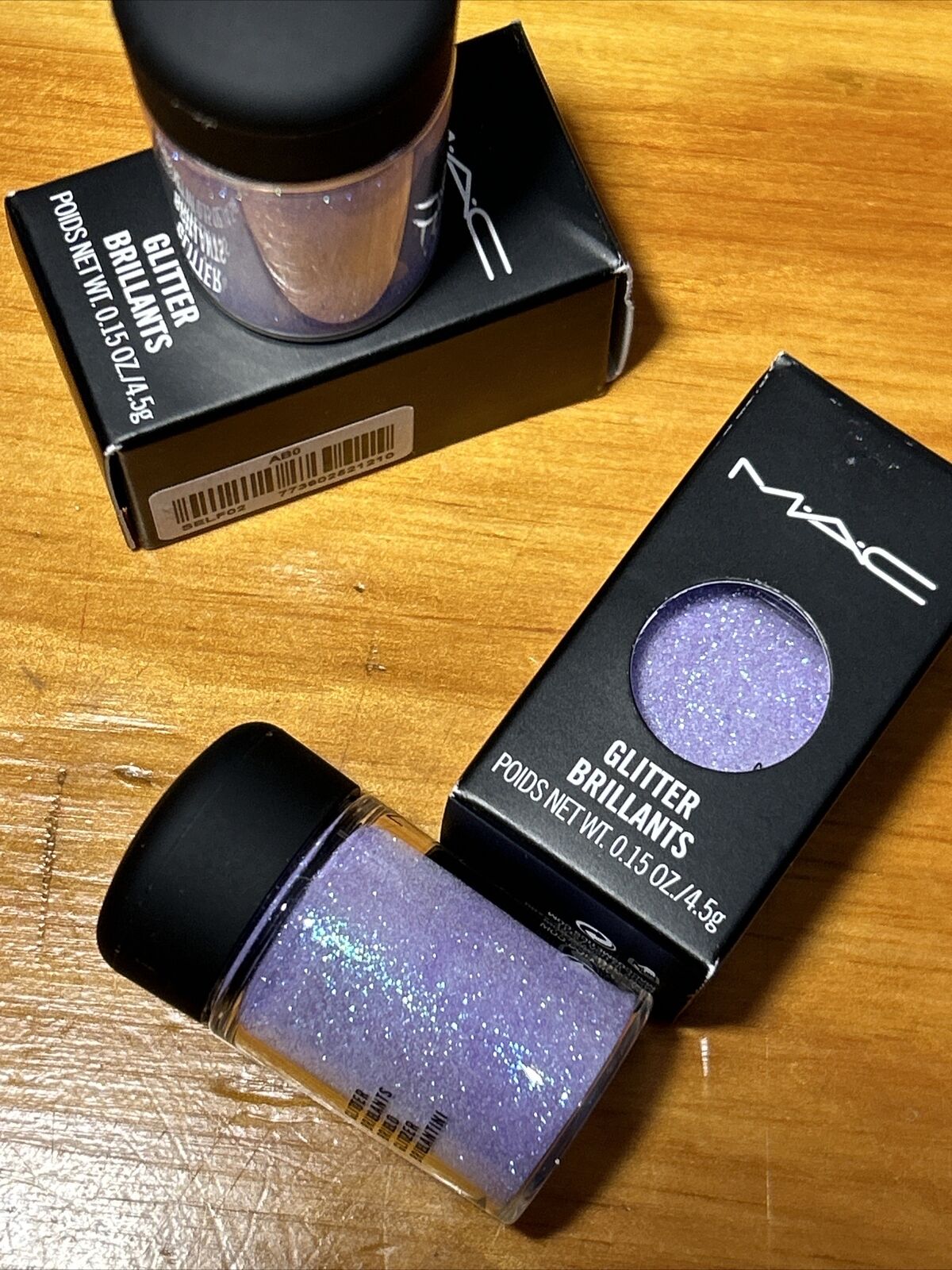 MAC Glitter Brilliants  IRIDESCENT  Lavender  4.5 G /0.15 US OZ Brand new in Box
