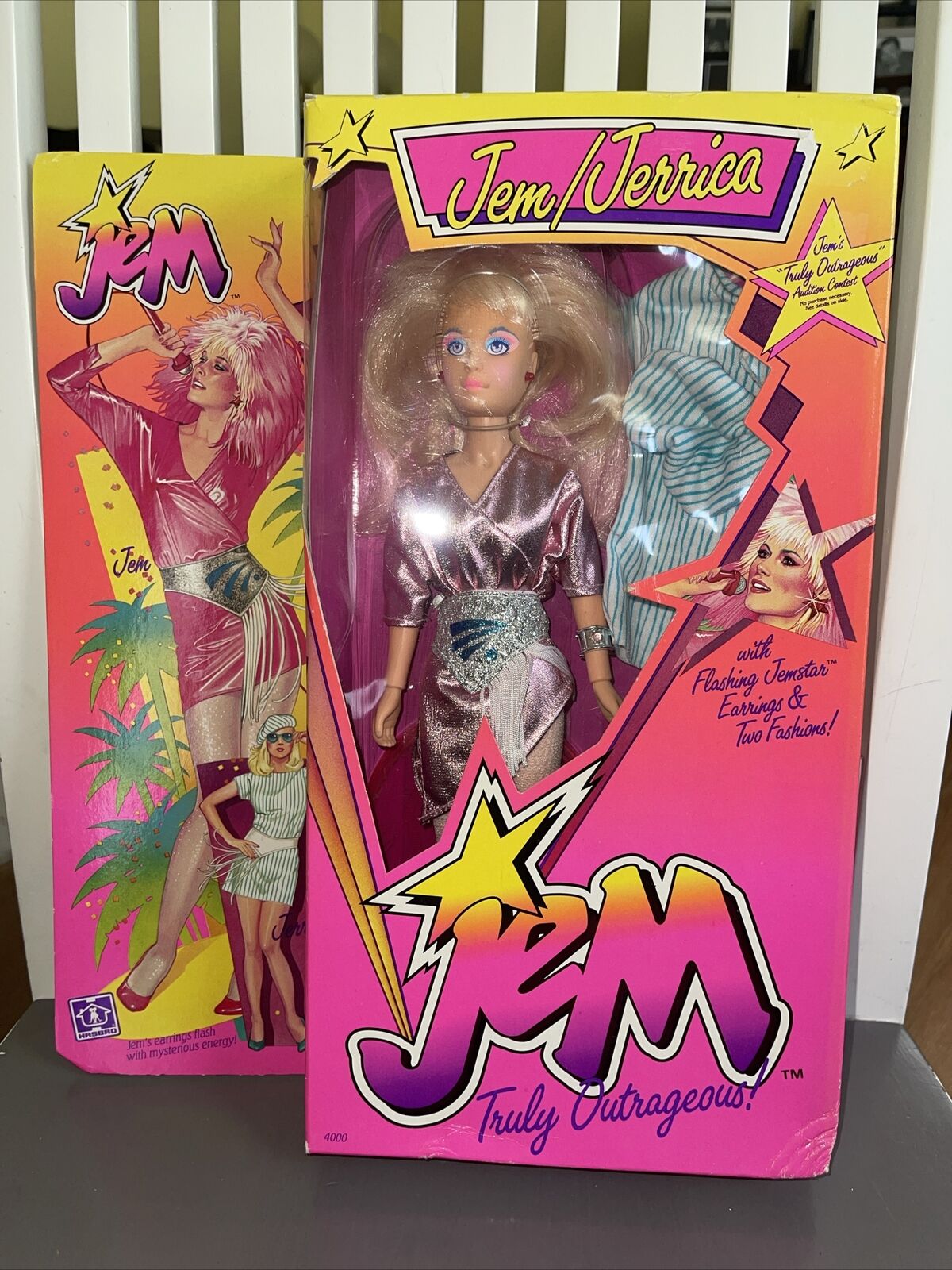 Jem Truly Outrageous Doll Jem / Jerrica Hasbro 1985 NRFB 4000 Vintage 80’s NIB