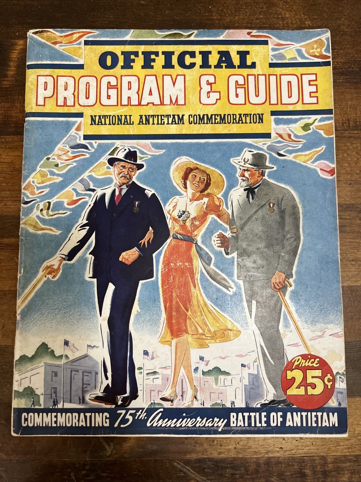 1937 National Antietam Commemoration Official Program & Guide Civil War